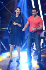 Saif Ali Khan, Sonakshi Sinha at the Promotion of Phantom on the sets of Indian Idol Junior 2015 in Mumbai on 16th Aug 2015